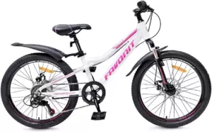 Детский велосипед Favorit Matrix-22MDS 2025 (11, белый/розовый) фото