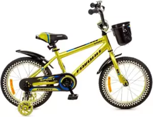 Детский велосипед Favorit Sport 16 SPT-Y16GN (лайм) фото