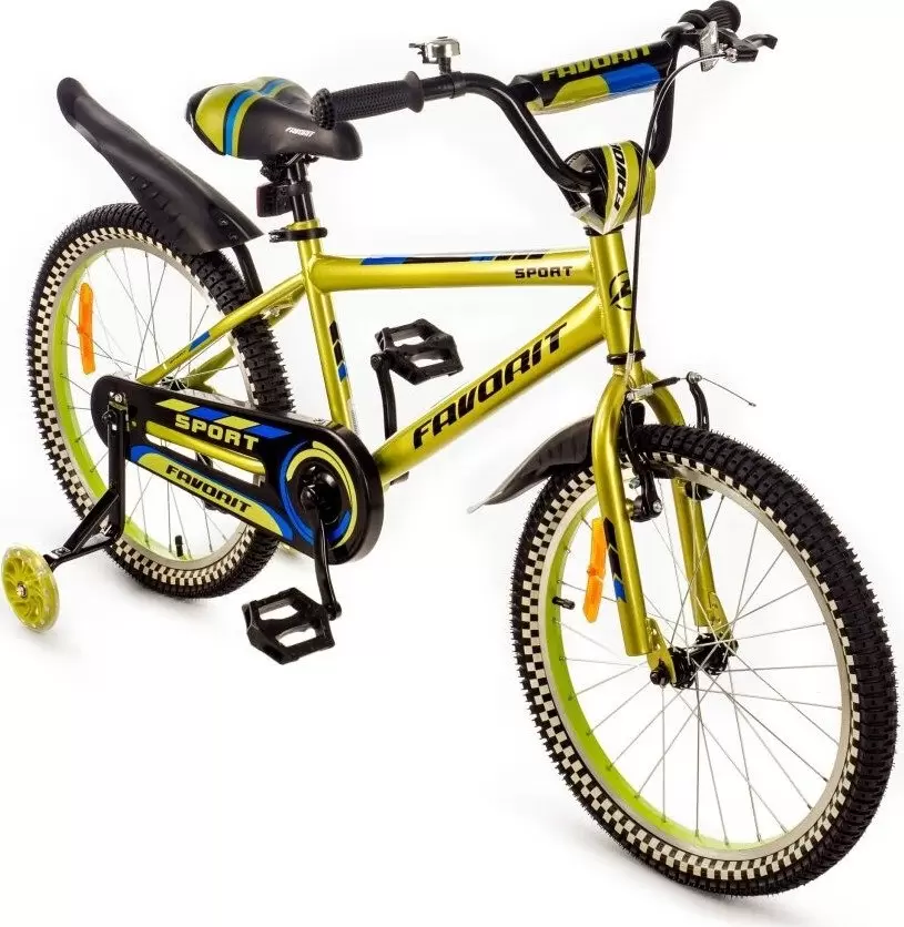 Детский велосипед Favorit Sport 20 SPT-Y20GN (лайм) фото