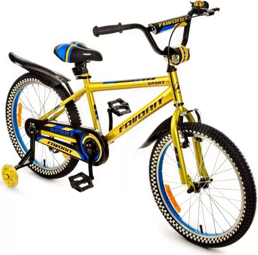 Детский велосипед Favorit Sport 20 SPT-Y20YL (желтый) фото