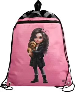 Мешок для обуви Феникс+ Брюнетка с собачкой 69182 фото