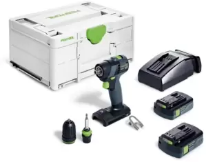 Аккумуляторная дрель-шуруповерт Festool TXS 18 C 3.0-Plus
