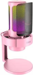 Проводной микрофон FIFINE A8 (розовый) фото