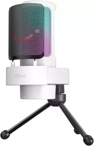 Проводной микрофон FIFINE A8V (белый) фото