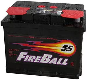 Аккумулятор Fire Ball 6СТ-55 АЗ L (55Ah) фото