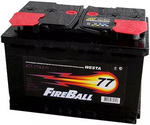 Аккумулятор Fire Ball 6СТ-77 АЗ L (77Ah) фото