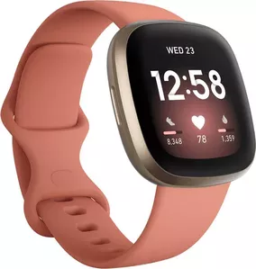 Умные часы Fitbit Versa 3 (золотистый/розовый) фото