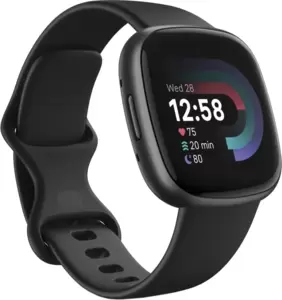 Умные часы Fitbit Versa 4 (черный/черный алюминий) фото