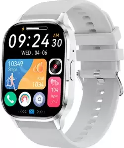 Фитнес-браслет Fontel iWatch 10 Amoled (серебристый) icon