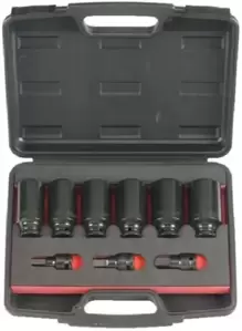 Набор головок Force 40912 (9 предметов) фото