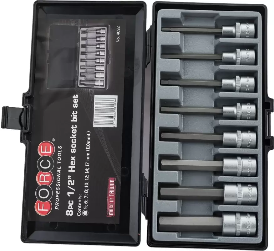 Набор головок-бит Force 4092 (8 предметов) фото