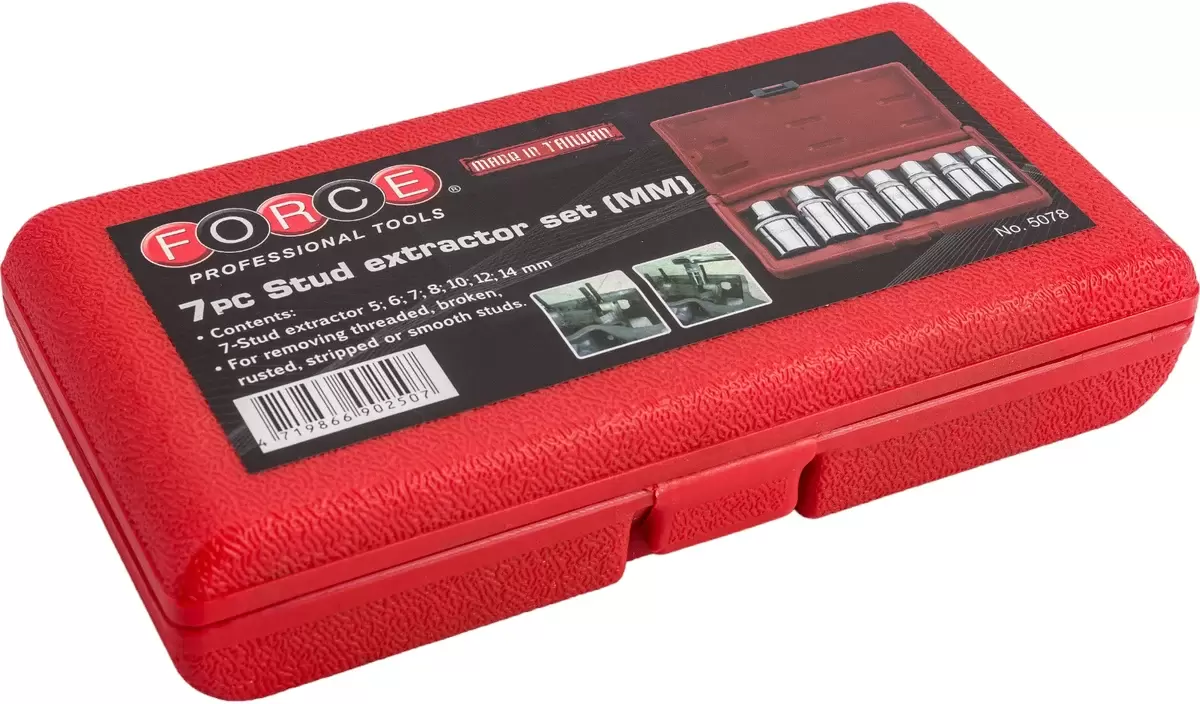 Набор оснастки Force 5078 (7 предметов) фото