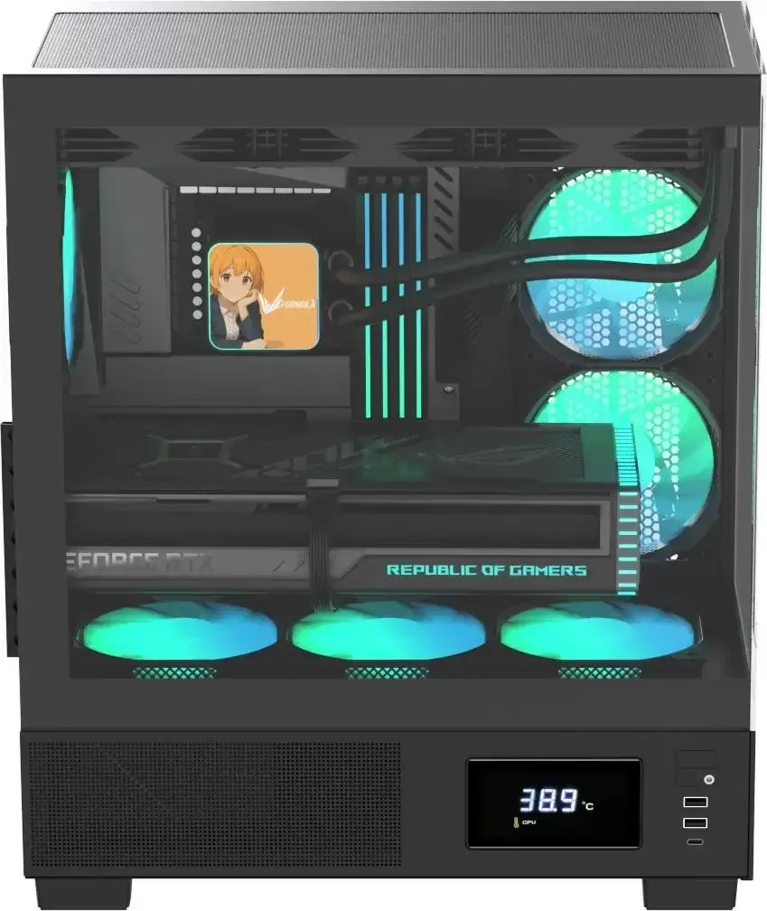 Корпус Formula Crystal E1 Floe (черный) фото