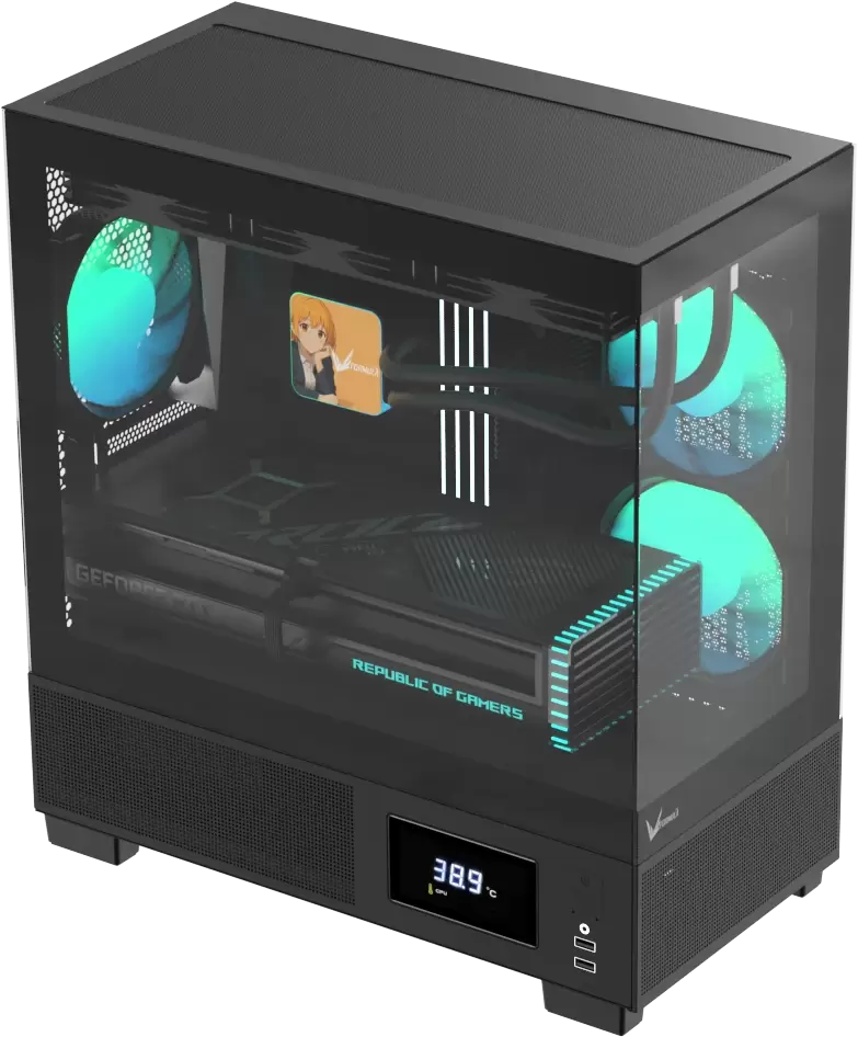 Корпус Formula Crystal E1M (черный) фото