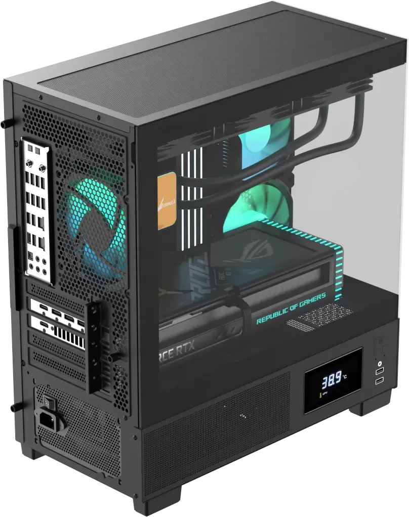 Корпус Formula Crystal E1M (черный) фото