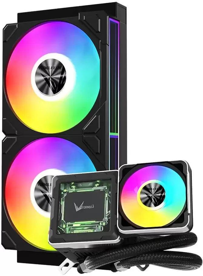 Кулер для процессора Formula V Line Cryo Wing Digi 240 BK фото