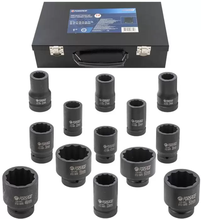 Набор головок Forsage F-8152-9MPB (14 предметов) фото