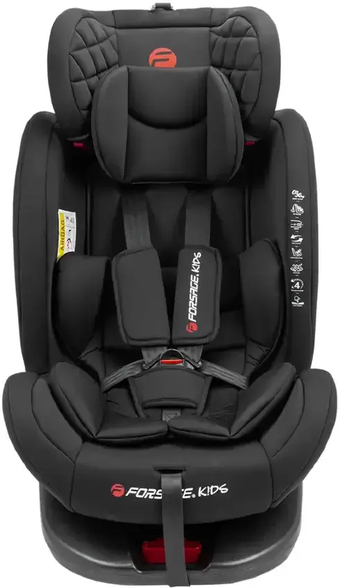 Детское автокресло Forsage Kids BS12 (black) фото