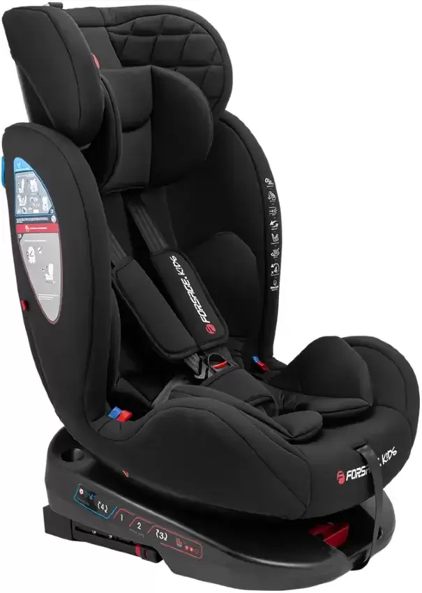 Детское автокресло Forsage Kids BS12 (black) фото