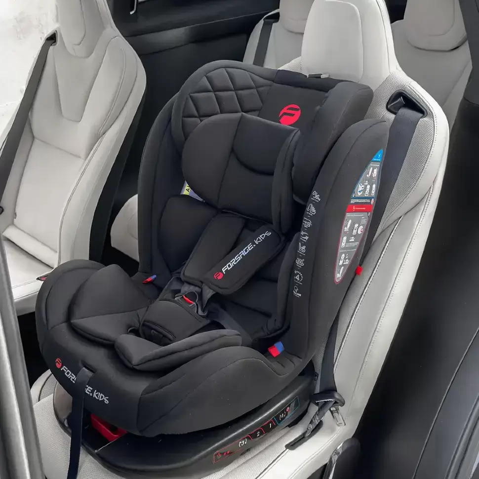 Детское автокресло Forsage Kids BS12 (black) фото