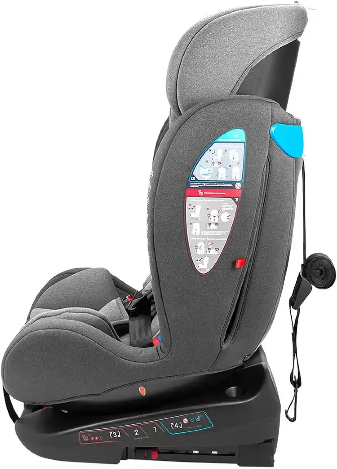 Детское автокресло Forsage Kids BS12 (grey) фото