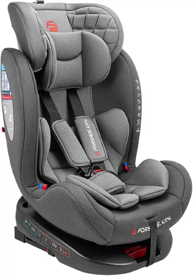 Детское автокресло Forsage Kids BS12 (grey) фото