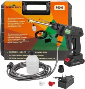 Мойка высокого давления Forsland PG001 (с 1-им АКБ, кейс) фото