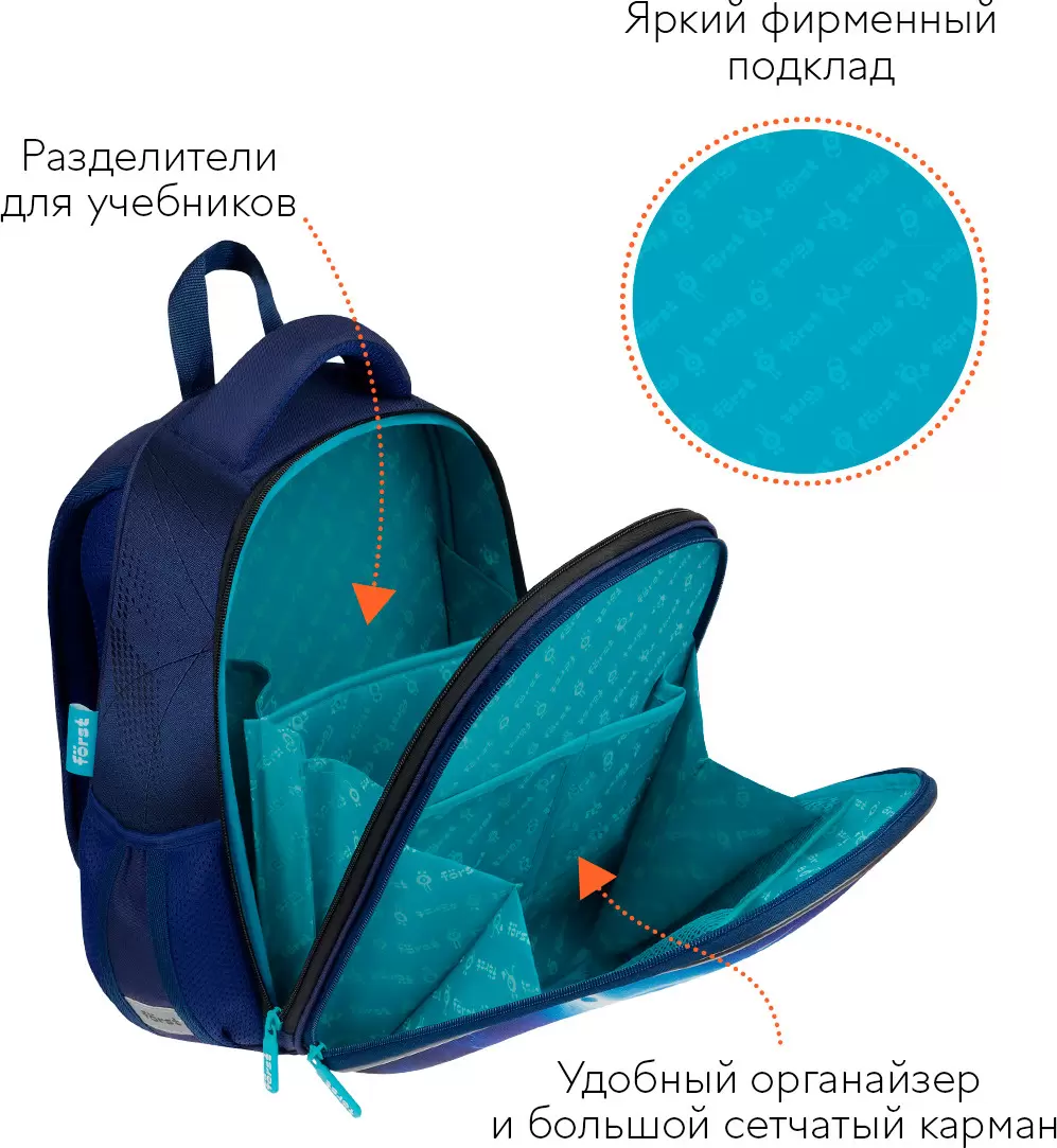 Школьный рюкзак Forst F-Base. Extra Power FT-RY-022502 фото
