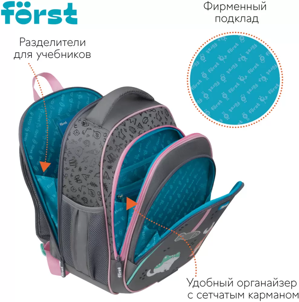 Школьный рюкзак Forst F-Base. Kittens FT-RY-022402 фото
