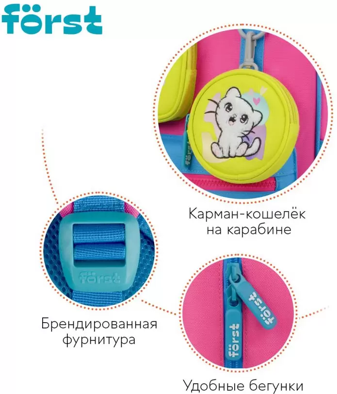 Детский рюкзак Forst F-Kids. Be Happy! FT-KB-022502 фото