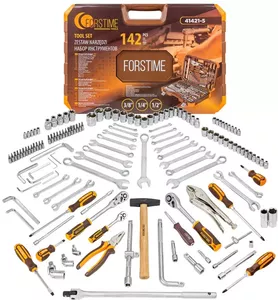 Универсальный набор инструментов Forstime FT-41421-5 (142 предмета) фото