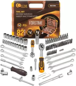 Универсальный набор инструментов Forstime FT-4821-5DS-м (82 предмета) фото