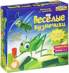 Настольная игра Фортуна Веселые кузнечики Ф98388 фото