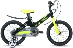 Детский велосипед Forward Cosmo 16 2.0 2020 (черный/желтый) фото