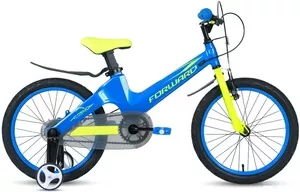 Детский велосипед Forward Cosmo 16 2.0 2021 (синий/желтый) фото