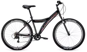 Велосипед Forward Dakota 26 1.0 2021 (черный/красный) фото