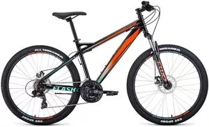 Велосипед Forward Flash 26 2.2 2021 (черный/оранжевый) icon