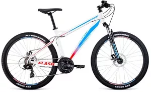 Велосипед Forward Flash 26 2.2 2021 (белый/синий) icon