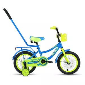 Детский велосипед Forward Funky 14 2021 (синий/желтый) фото