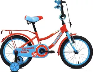 Детский велосипед Forward Funky 16 2021 (красный/голубой) фото