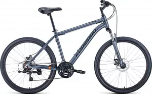Велосипед Forward Hardi 26 2.0 disc 2021 (серый) фото