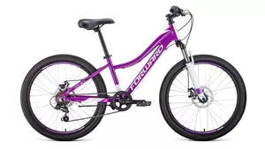 Велосипед Forward Jade 24 2.0 disc (фиолетовый, 2020) фото