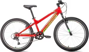 Велосипед Forward Titan 24 1.0 2020 (красный) фото