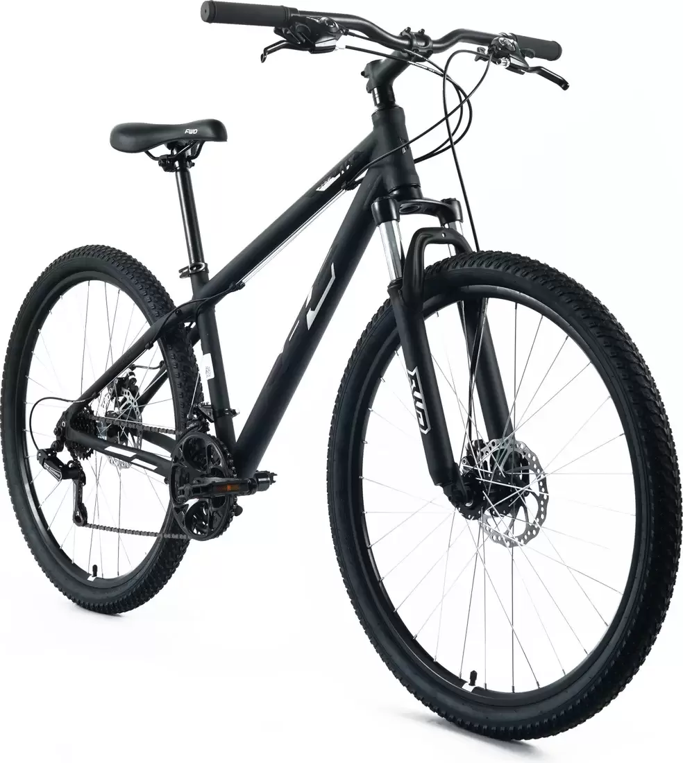 Велосипед Forward AL NX 26 р.13 2025 (черный матовый/серебристый) фото