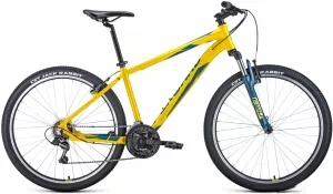 Велосипед Forward Apache 27.5 1.2 р.17 2021 (желтый) фото