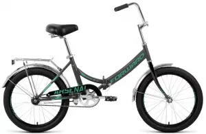 Велосипед Forward Arsenal 20 1.0 р.14 2021 (серый/зеленый) фото