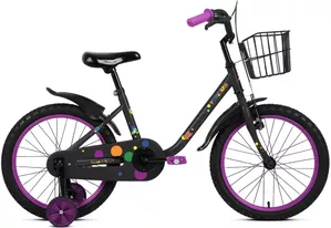 Детский велосипед Forward Barrio 14 2023 (черный) фото