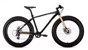 Велосипед Forward Bizon 26 2021 (черный/бежевый) icon