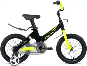 Детский велосипед Forward Cosmo 14 2021 (черный/желтый) фото