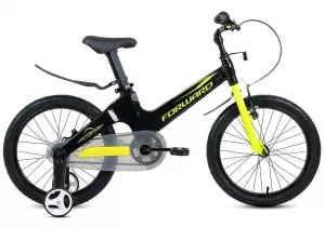 Детский велосипед Forward Cosmo 18 2020 (черный/желтый) фото